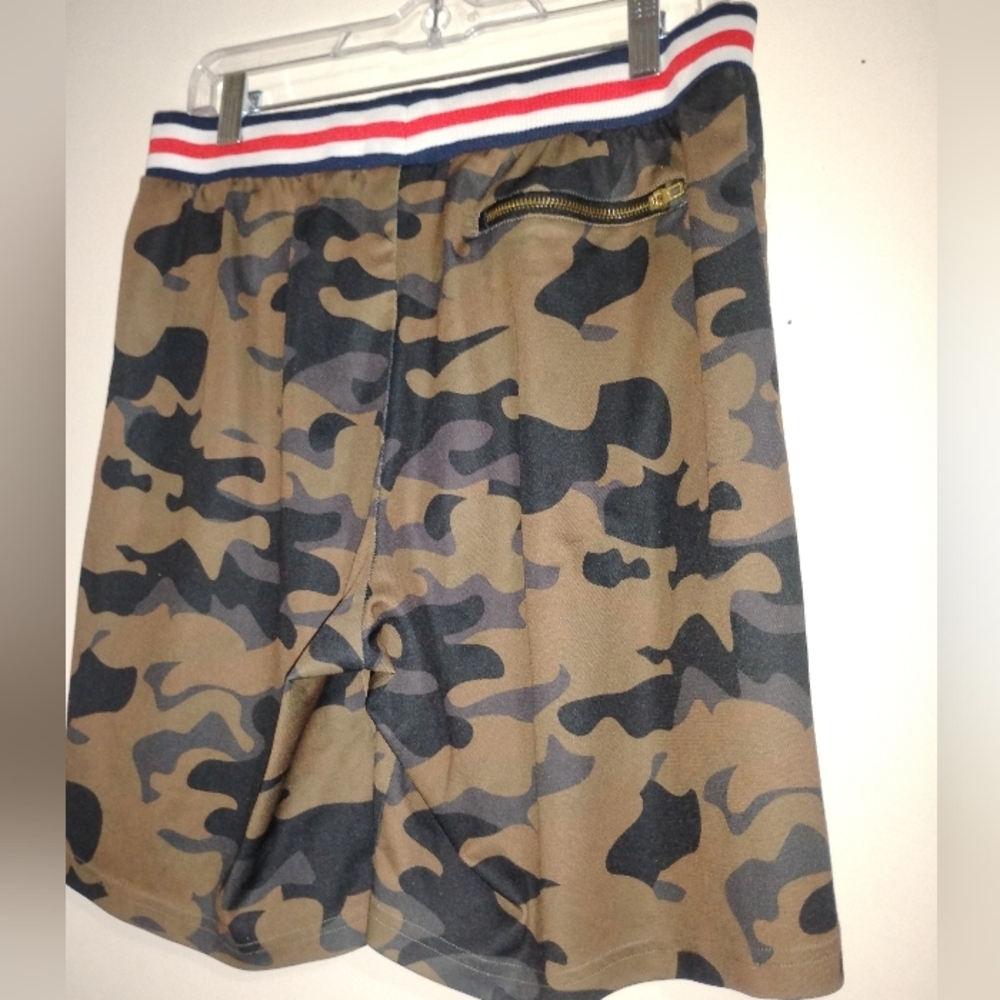 Kith x Adidas Shorts Adult large Brown Camo Soccer Match Short Rays Home Mens - Picture 12 of 16